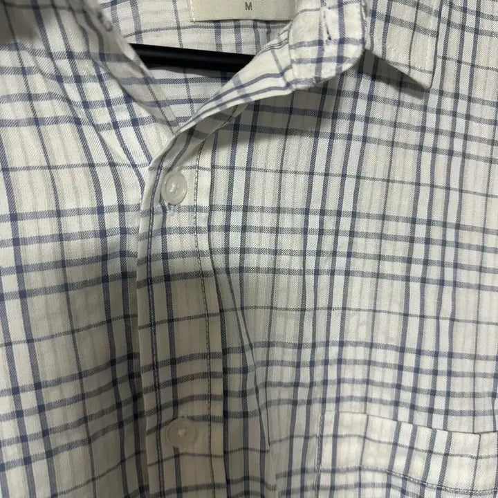 [BUNJANG] Unbranded Blue Check Long Sleeve Shirt M / 블루체크긴팔셔츠M 무배