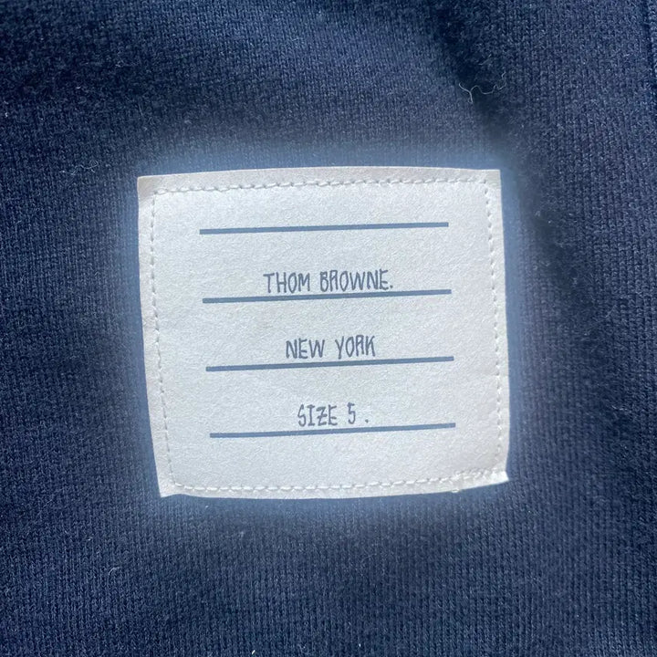 [BUNJANG] Thom Browne Sweatshirt Navy 5 Size / 톰브라운 맨투맨 5사이즈 네이비  탐브라운 105 사이즈 판매 교환가능