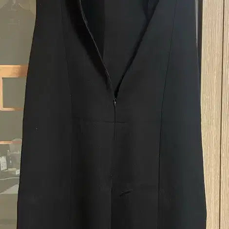 [BUNJANG] Black Long Sleeveless Dress / 블랙 롱 슬리브리스 원피스