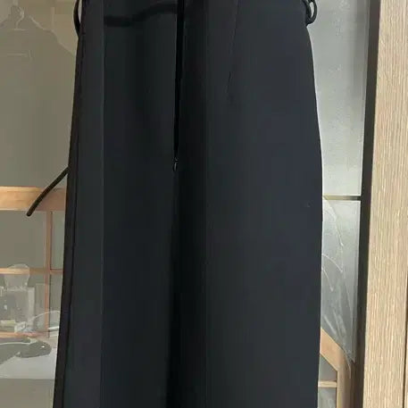 [SOLD OUT] 하객룩)블랙 롱 원피스 + 벨트 세트