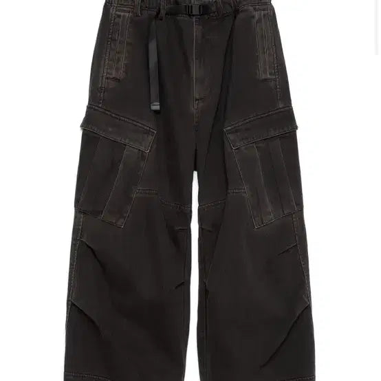 [SOLD OUT] 해칭룸 밀 팬츠 워시드 블랙 3사이즈