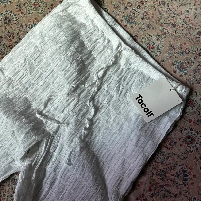 [BUNJANG] Tokkol Wrinkle Cotton Pants / 토콜 wrinkle cotton pants