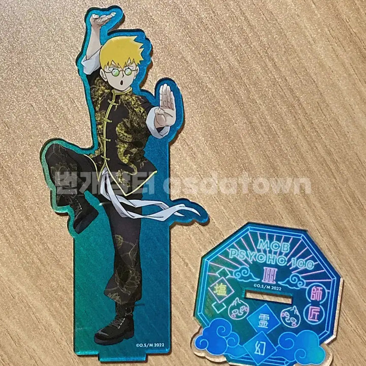 [BUNJANG] Mob Psycho 100 Reigen Arataka &amp; Ekubo Acrylic Stand / 레이겐 아라타카 에쿠보반점 차이나버전 아크릴스탠드 모브사이코 몹싸