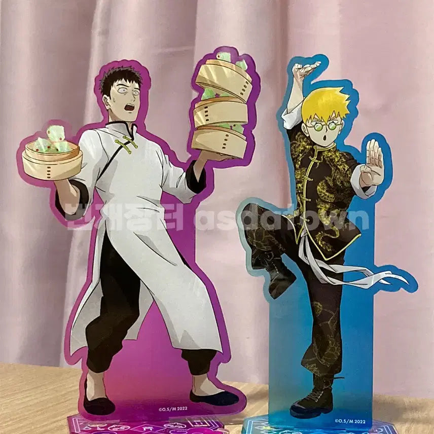[BUNJANG] Mob Psycho 100 Reigen Arataka &amp; Ekubo Acrylic Stand / 레이겐 아라타카 에쿠보반점 차이나버전 아크릴스탠드 모브사이코 몹싸