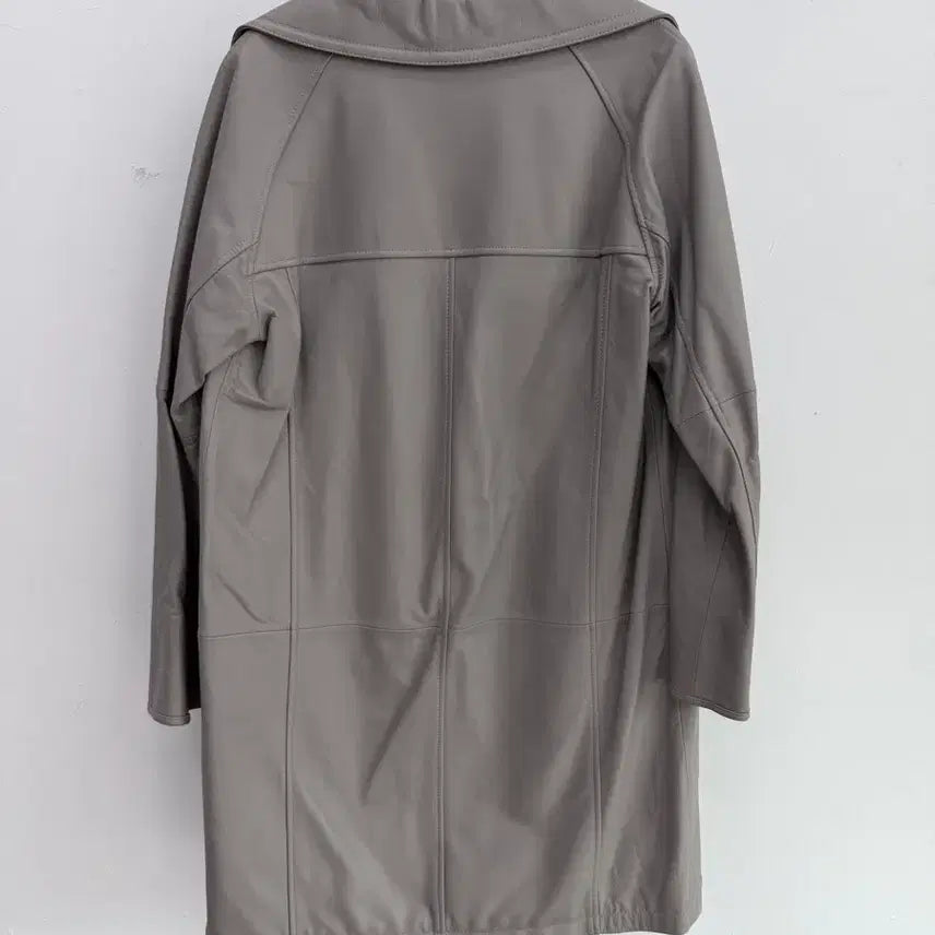 [BUNJANG] ROBO Grey Lambskin Leather Jacket / 정품 ROBO 로보 양가죽 100% 그레이 자켓