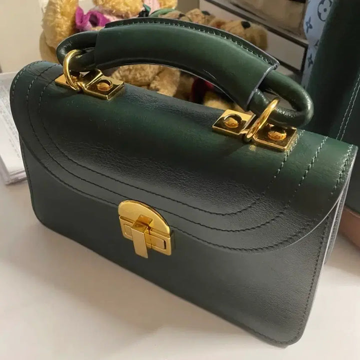 [BUNJANG] Marni Green Leather Mini Bag / 마르니 그린 레더 미니 백