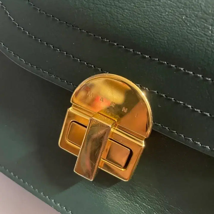 [BUNJANG] Marni Green Leather Mini Bag / 마르니 그린 레더 미니 백