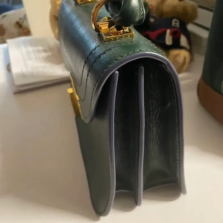 [BUNJANG] Marni Green Leather Mini Bag / 마르니 그린 레더 미니 백