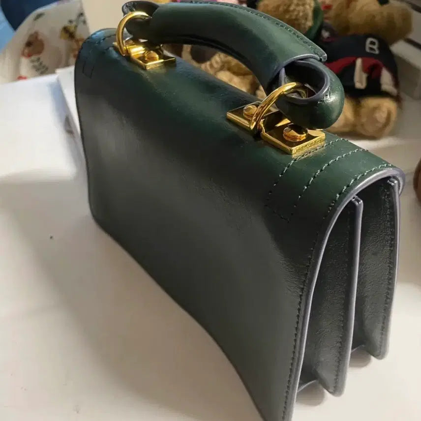 [BUNJANG] Marni Green Leather Mini Bag / 마르니 그린 레더 미니 백
