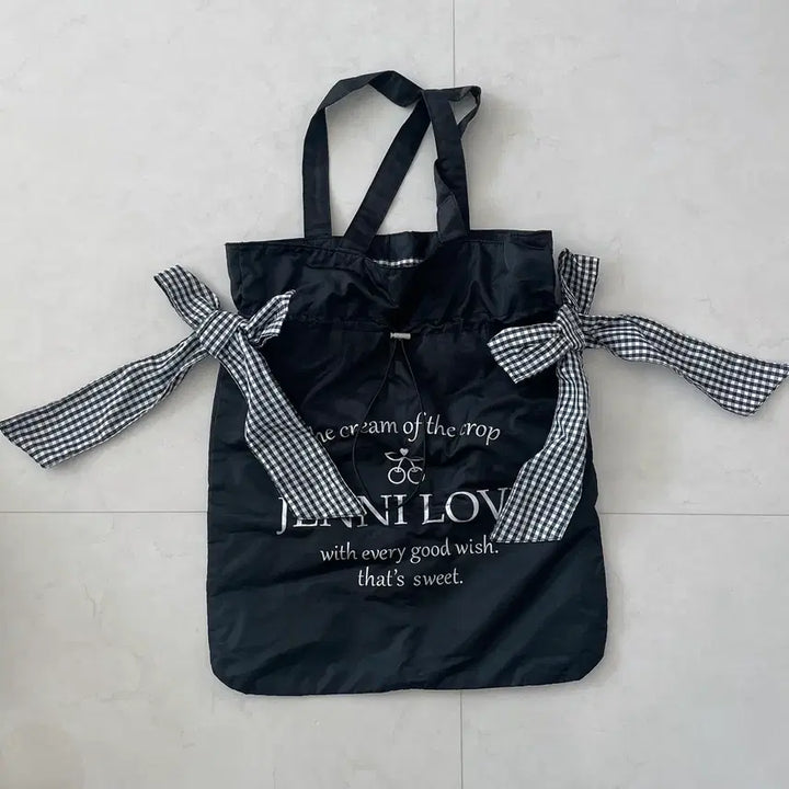 [BUNJANG] Jennylove Black Eco Bag / 제니러브 블랙 에코백