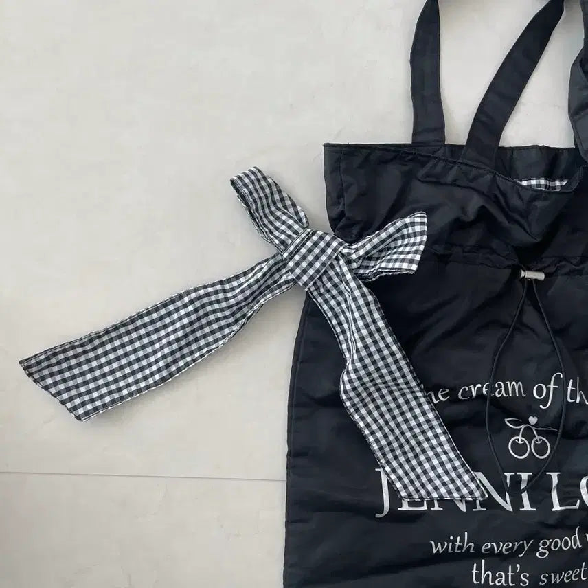 [BUNJANG] Jennylove Black Eco Bag / 제니러브 블랙 에코백
