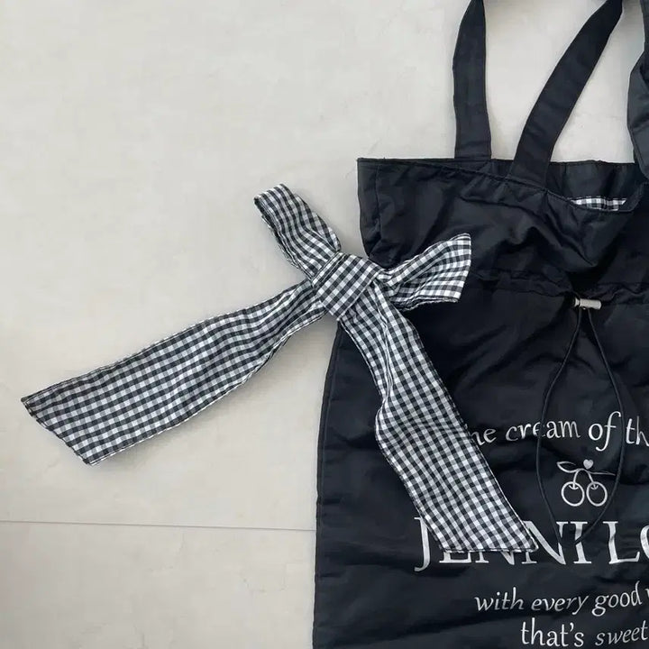 [BUNJANG] Jennylove Black Eco Bag / 제니러브 블랙 에코백