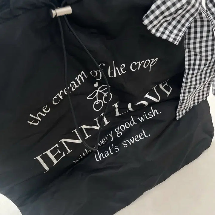 [BUNJANG] Jennylove Black Eco Bag / 제니러브 블랙 에코백