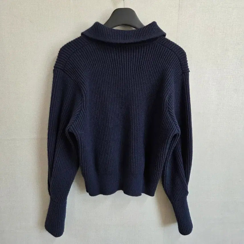 [SOLD OUT] 여성 네이비 투웨이 니트 집업 자켓 가디건 F JJ227