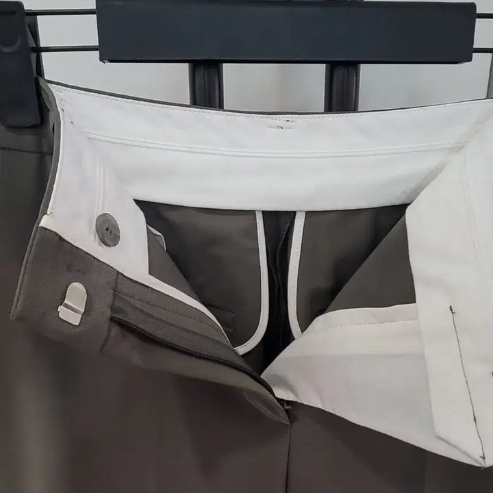 [BUNJANG] System Dark Olive Slacks Pants 55 / 시스템 다크 올리브 슬랙스 바지 팬츠 55사이즈