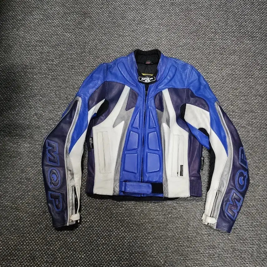 [BUNJANG] Racing Leather Motorcycle Jacket (Size 50) / 레이싱 레더 바이크 자켓  50사이즈