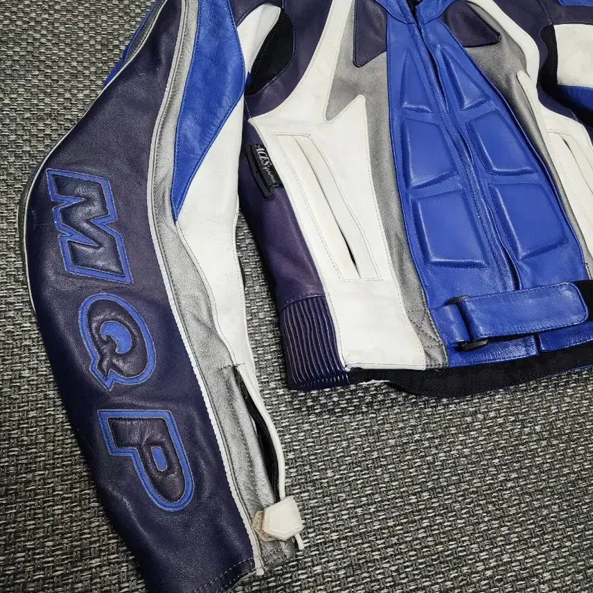 [BUNJANG] Racing Leather Motorcycle Jacket (Size 50) / 레이싱 레더 바이크 자켓  50사이즈