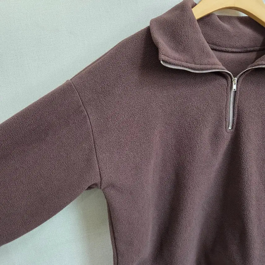 [SOLD OUT] 여성 하프집업 후리스스 브라운 F JJ230