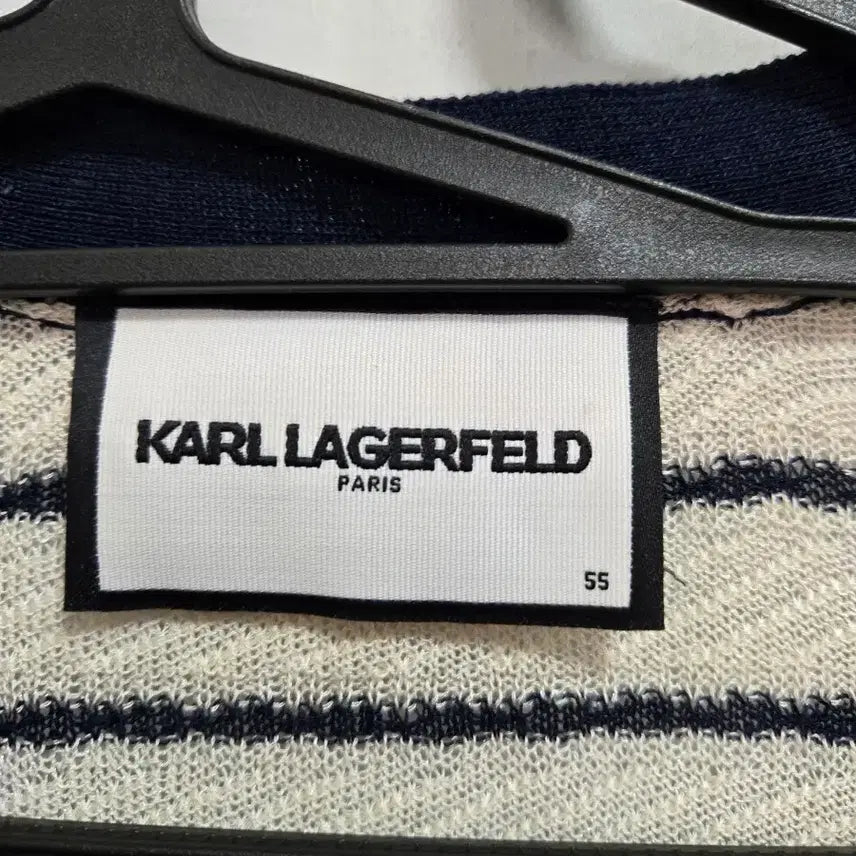 [BUNJANG] Karl Lagerfeld Striped Cardigan / 칼라거펠트 스트라이프 가디건 55