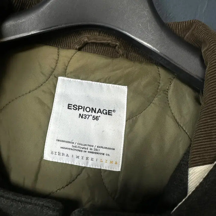 [BUNJANG] L Espionage Khaki Hooded Duffle Coat / L 에스피오나지 카키 후드 더플 코트
