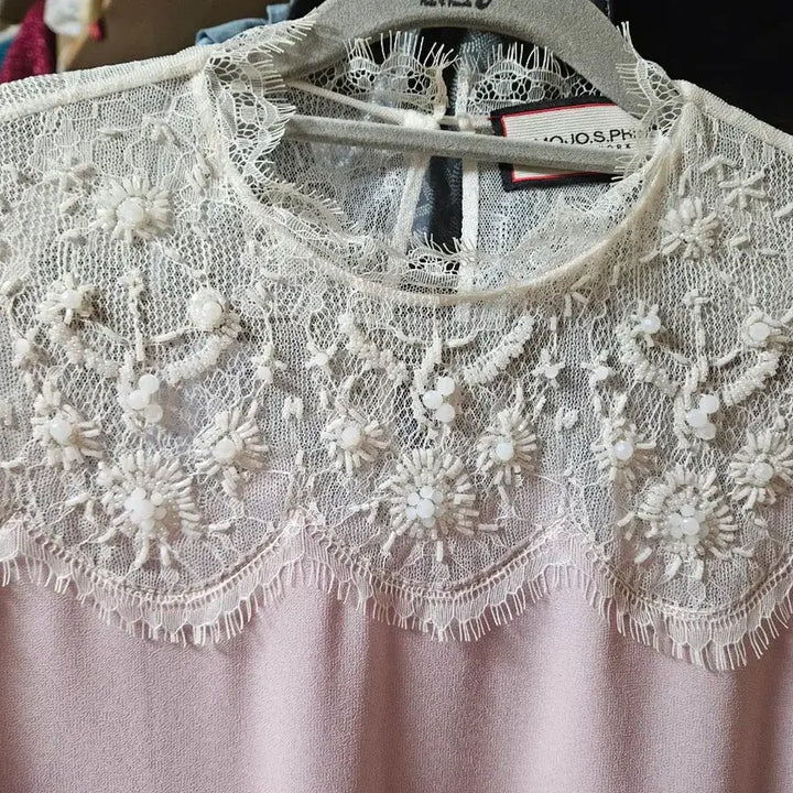 [BUNJANG] MojoSphin Lace Detail Blouse / 모조에스핀 블라우스 최종가
