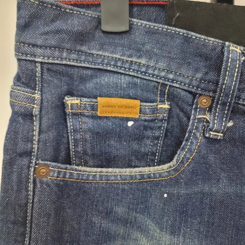 [BUNJANG] Armani Exchange J13 Slim Fit Denim Jeans / 아르마니 익스체인지 J13 데미지 데님진 슬림핏 30사이즈 새제품