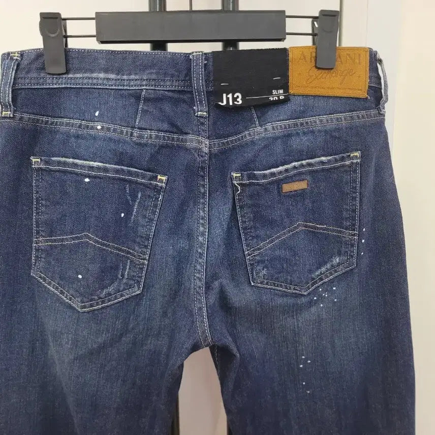 [BUNJANG] Armani Exchange J13 Slim Fit Denim Jeans / 아르마니 익스체인지 J13 데미지 데님진 슬림핏 30사이즈 새제품