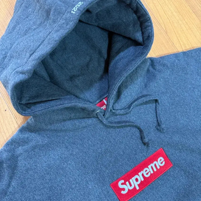 [BUNJANG] Supreme Box Logo Hoodie Sweatshirt / [판매] 슈프림 21FW 박스로고 후드 스웨트셔츠