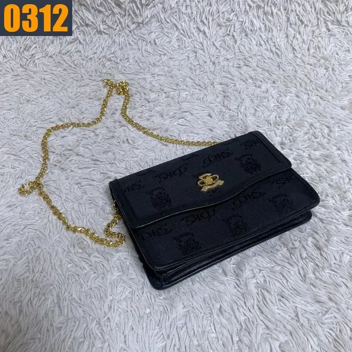 [BUNJANG] DAKS Gold Chain Crossbody Bag / DAKS 닥스 골드체인 크로스백 가방