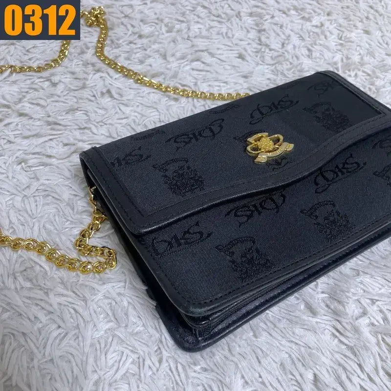 [BUNJANG] DAKS Gold Chain Crossbody Bag / DAKS 닥스 골드체인 크로스백 가방