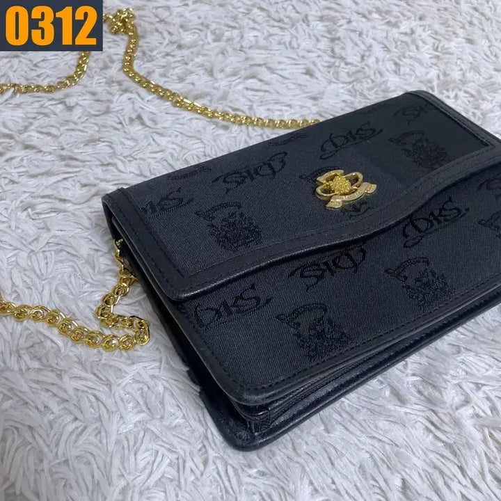 [BUNJANG] DAKS Gold Chain Crossbody Bag / DAKS 닥스 골드체인 크로스백 가방