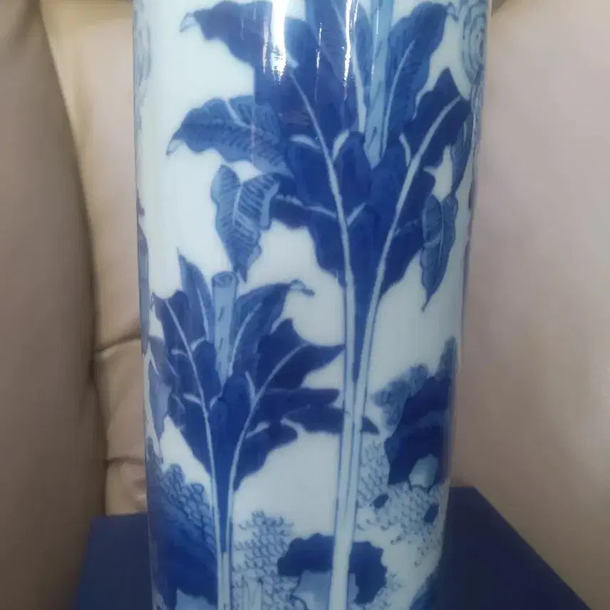[BUNJANG] Qing Dynasty Early Porcelain Vase / 청나라.초기.기물/고사인물도.화병