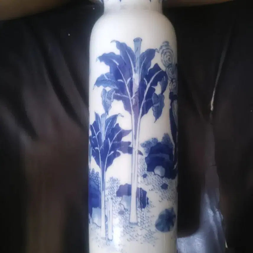 [BUNJANG] Qing Dynasty Early Porcelain Vase / 청나라.초기.기물/고사인물도.화병