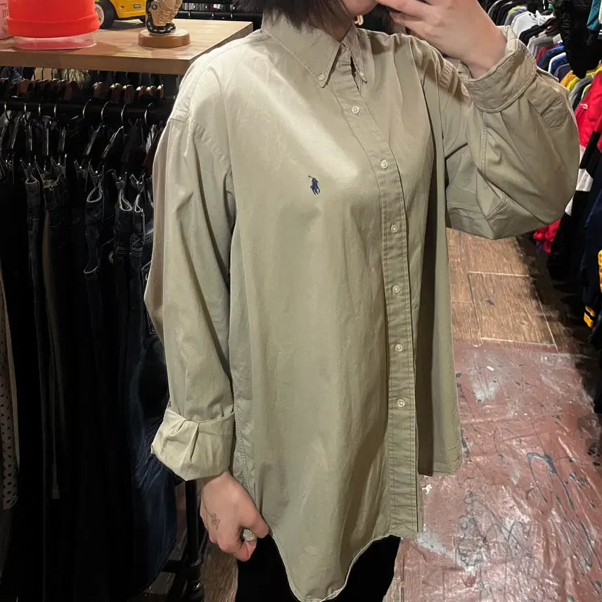 [BUNJANG] HI Polo Shirt Beige / [HI] 폴로 셔츠 베이지