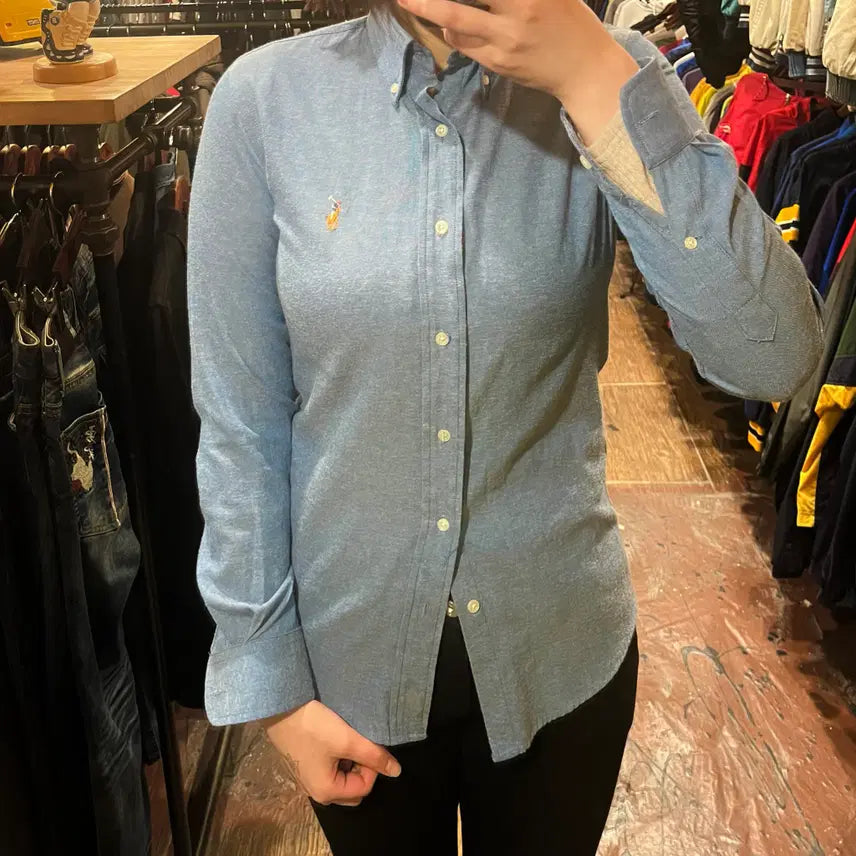 [BUNJANG] Polo Denim Shirt / [HI] 폴로 데님 셔츠