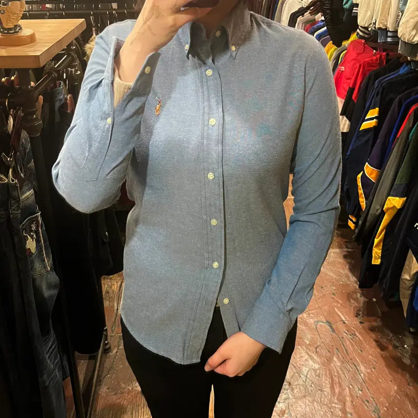 [BUNJANG] Polo Denim Shirt / [HI] 폴로 데님 셔츠
