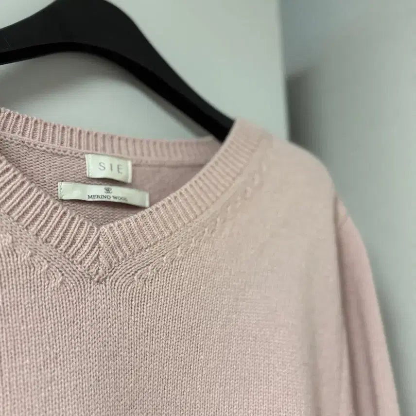 [BUNJANG] Sie Monica Knit Pink Sweater / 시에 모니카 니트 핑크