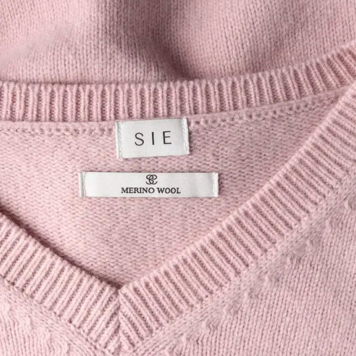 [BUNJANG] Sie Monica Knit Pink Sweater / 시에 모니카 니트 핑크