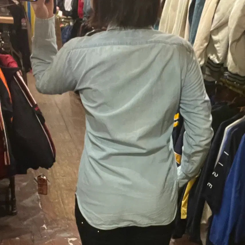 [BUNJANG] Polo Denim Shirt / [HI] 폴로  데님 셔츠 연청