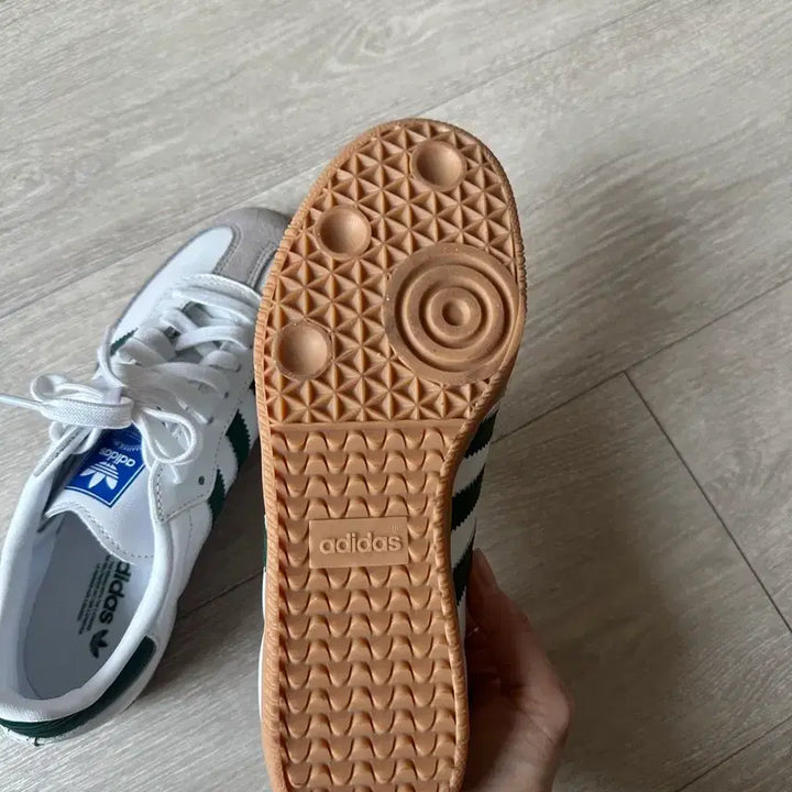 [BUNJANG] Adidas Samba OG Sneakers White/Green / 아디다스 스니커즈신발 삼바 흰/그린