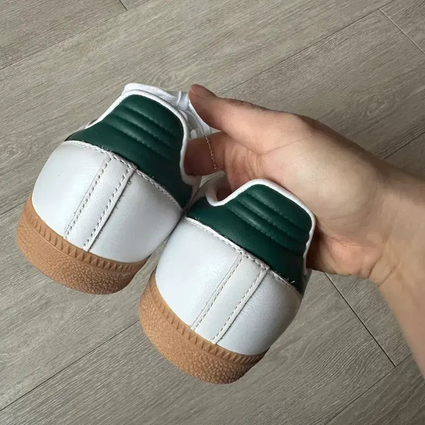 [BUNJANG] Adidas Samba OG Sneakers White/Green / 아디다스 스니커즈신발 삼바 흰/그린