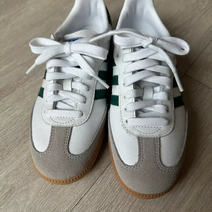 [BUNJANG] Adidas Samba OG Sneakers White/Green / 아디다스 스니커즈신발 삼바 흰/그린