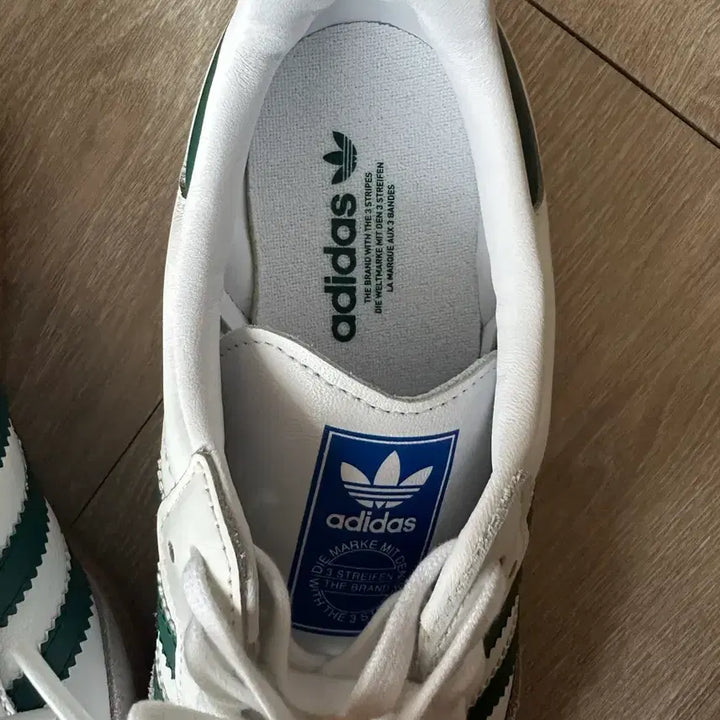 [BUNJANG] Adidas Samba OG Sneakers White/Green / 아디다스 스니커즈신발 삼바 흰/그린