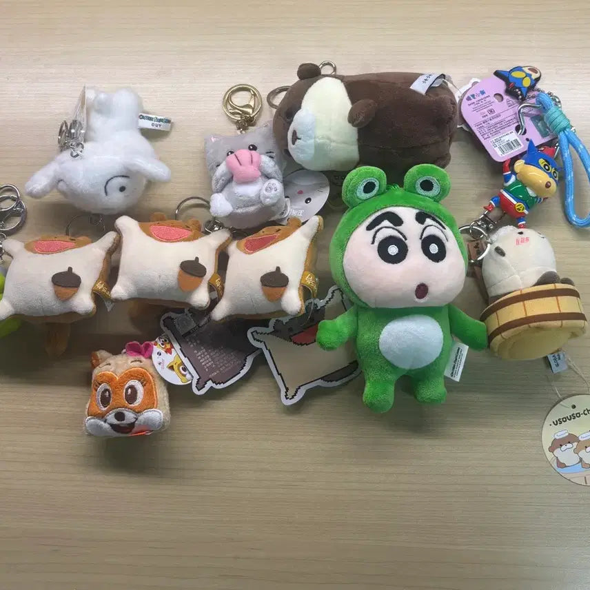 [BUNJANG] Anajwayo, Jjanggu, Uso-Uso Keyring / 인형 키링(안아줘요, 짱구, 우소우소)