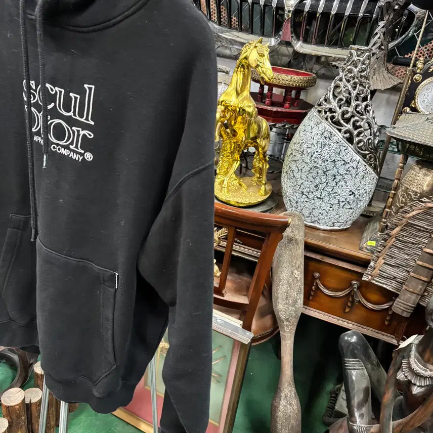 [BUNJANG] Sculptor Unisex Center Spell Logo Hoodie / 스컬프터(Sculptor)남녀공용 센터 스펠 로고 후드 티셔츠