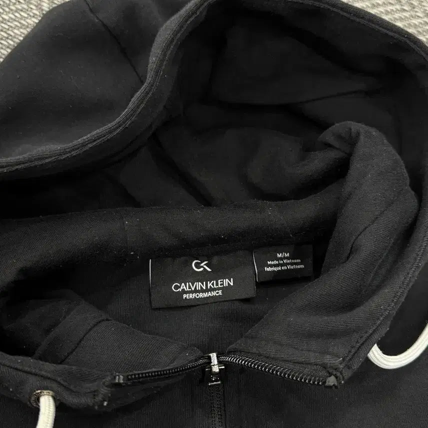 [BUNJANG] Calvin Klein Black Hooded Zip-up Training Set / 캘빈클라인 CK 블랙 후드집업 트레이닝복 셋업