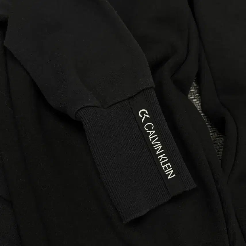 [BUNJANG] Calvin Klein Black Hooded Zip-up Training Set / 캘빈클라인 CK 블랙 후드집업 트레이닝복 셋업