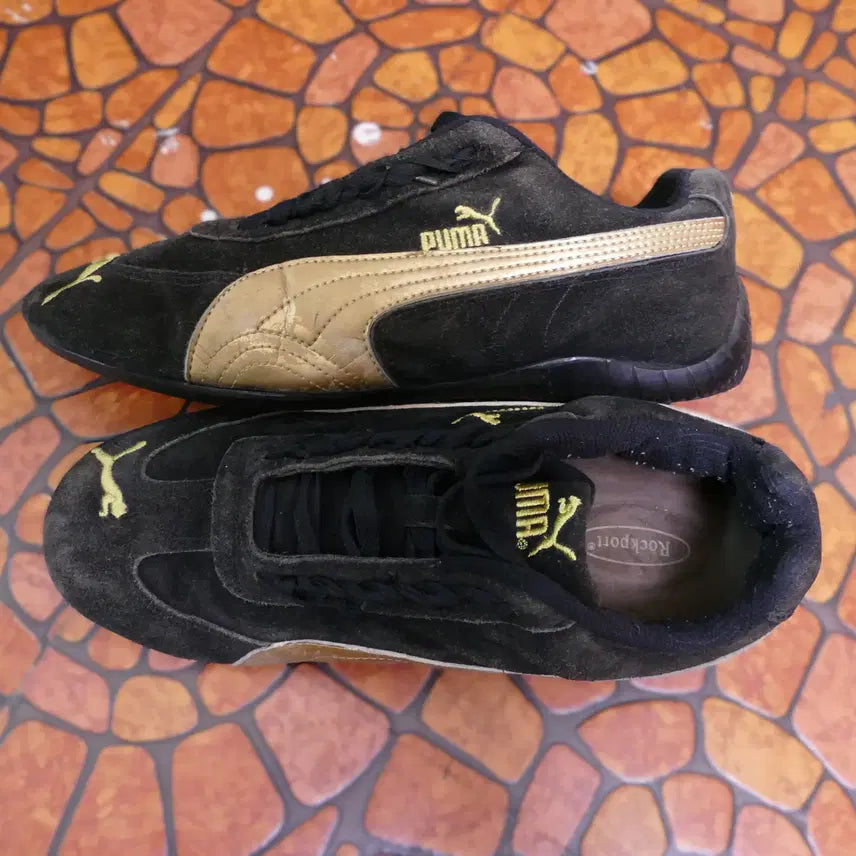 [BUNJANG] Puma Black Suede Driving Sneakers / [280mm] 1990년대 Puma푸마 블랙 스웨이드 드라이빙 스니커즈