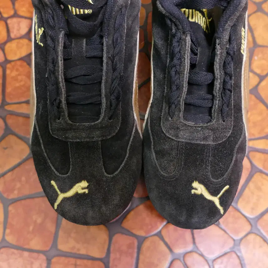 [BUNJANG] Puma Black Suede Driving Sneakers / [280mm] 1990년대 Puma푸마 블랙 스웨이드 드라이빙 스니커즈