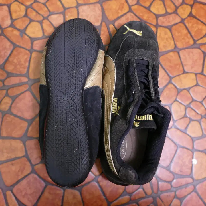[BUNJANG] Puma Black Suede Driving Sneakers / [280mm] 1990년대 Puma푸마 블랙 스웨이드 드라이빙 스니커즈